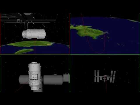 HTV Docking With ISS