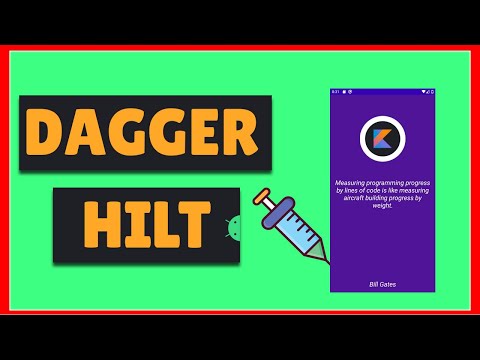 Dagger Hilt in KOTLIN with MVVM 💉 - Android Dependency Injection Tutorial with Dagger Hilt