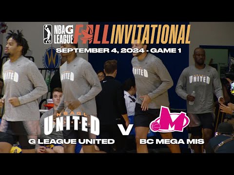 2024 NBA G League Fall Invitational Mini Movie - G League United vs. BC Mega Mis