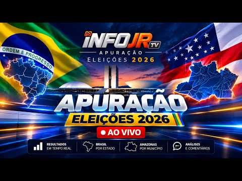 🔴 AO VIVO | APURAÇÃO ELEIÇÕES 2026 – 2º TURNO | INFOJR TV
