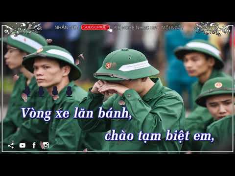 Karaoke | Hai năm Thời Gian Có Lẽ Không Quá Dài - Quang Hảo | Nhạc Lính Nhập Ngũ