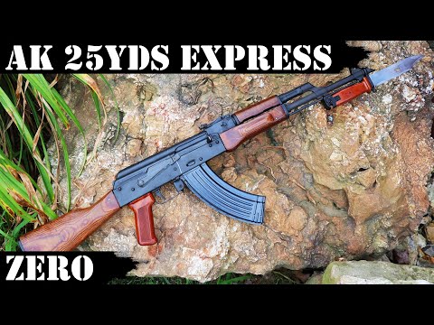 AK 25 Yards Express Zero: how to zero your AK fast and be on target up to 300 Yards!