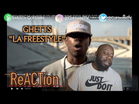 American Reacts | GHETTS - Los Angeles Freestyle [GoHammTV]