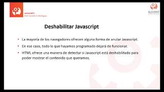 Curso Javascript U1·03 - Insertar Javascript en el HTML