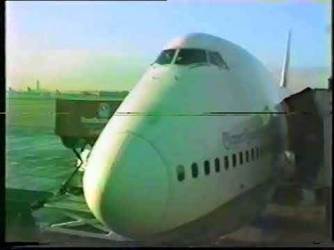 Pan Am Boeing 747-121  N741PA Clipper Sparking Wave    London Heathrow ✈ Los Angeles   1986