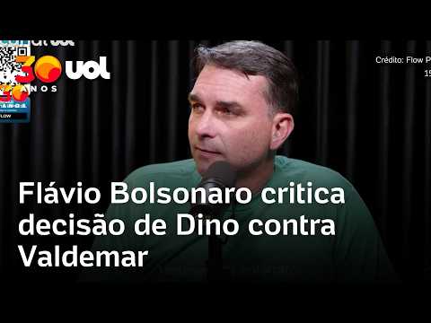 Flávio Bolsonaro chama Dino de ‘comunista’ e critica decisão contra Valdemar: ‘Não tem crime’