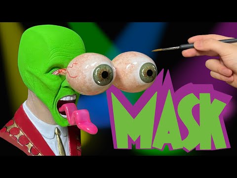 How to making THE MASK/Jim Carrey. 【Como fazer escultura. como hacer una escultura मूर्ति】