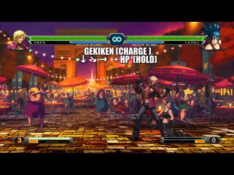 King of Fighters XIII - Move Trailer Shen vs Leona