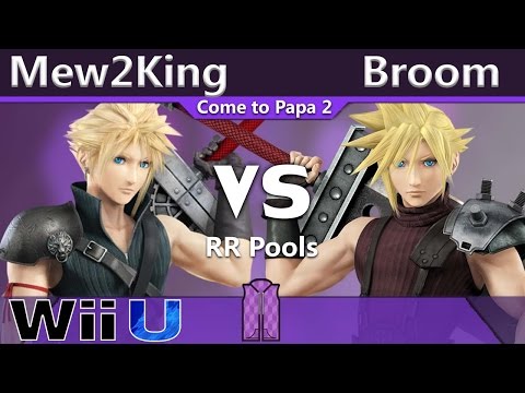 FOX|MVG|Mew2King (Cloud) vs. Broom (Cloud) - Wii U RR Pools - CTP2
