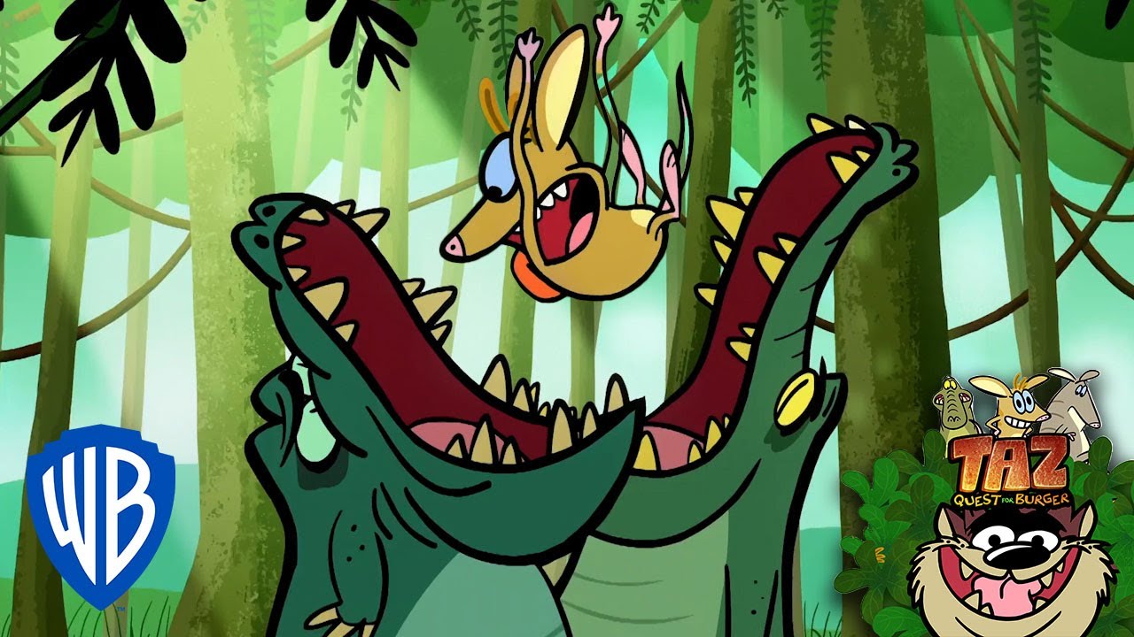 Crocodile Danger! | Taz Quest For Burger | @wbkids