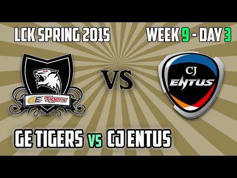 3. GE Tigers vs CJ Entus - Game 1 - Highlights - LCK Spring 2015 - W9D3