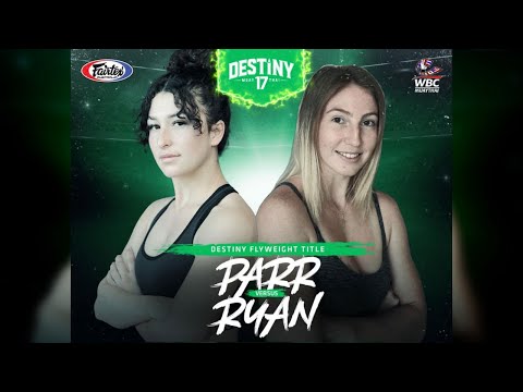 Jasmine Parr Vs Callie Ryan - Destiny Muay Thai 17
