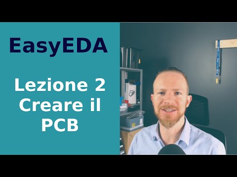 How to draw and create a PCB (electronic board) with EasyEDA