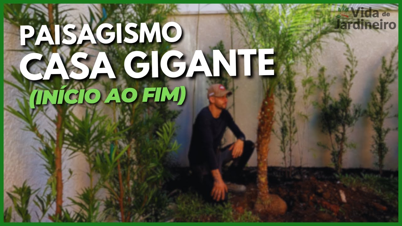 PAISAGISMO em uma CASA GIGANTE (COMPLETO) Rotina de Jardineiro EP. 47 | Vida de Jardineiro