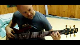 Ne Obliviscaris - Devour Me Colossus, (Part I): Blackholes - (Bass Cover)