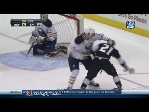 Tyler Myers vs Matt Frattin Nov 7, 2013