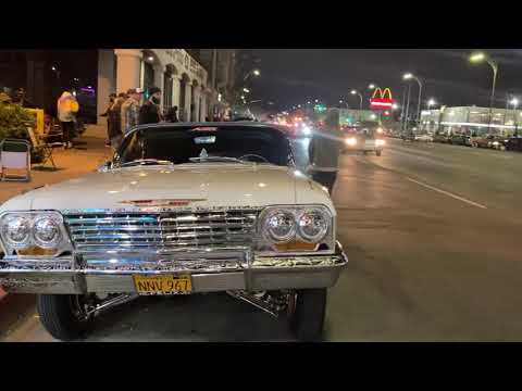 1962 impala low rider out on Van Nuys Blvd