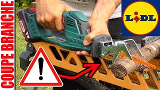 LIDL coupe branches sans fil PARKSIDE PASA 20-Li A1 x20vteam 20v Cordless Garden Saw Akku-Astsäge