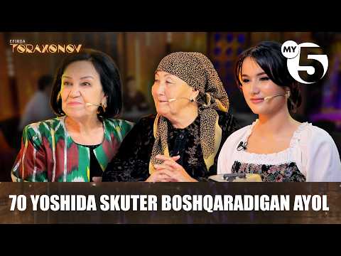 70 yoshida skuter boshqaradigan ayol | EFIRDA TO'RAXONOV