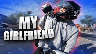 Giving My Girlfriend a Ride on My Sport Bike! Moto