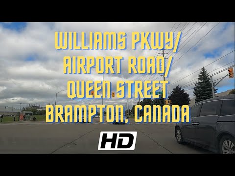 Random Drive in Brampton | Williams Parkway | Airport Road | Queen Street | Brampton | HD 1080P