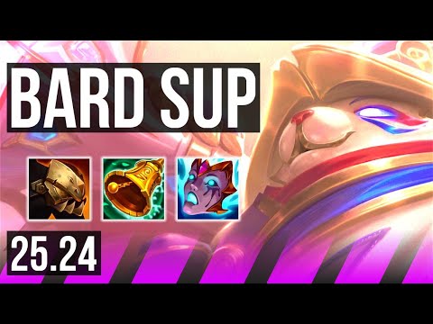 BARD & Swain vs NAUTILUS & Ashe (SUP) | 32K damage | EUW Master | 25.24