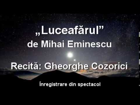Gheorghe Cozorici recită „Luceafărul” de Mihai Eminescu – integral