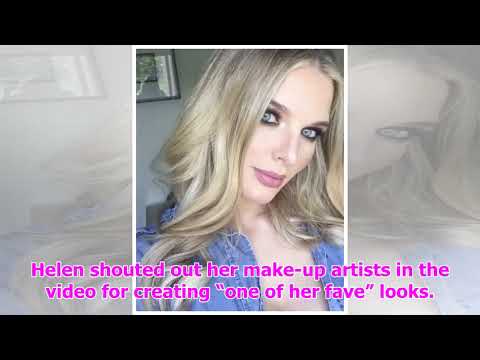 Helen flanagan serves colossal cleavage in eye-popping video