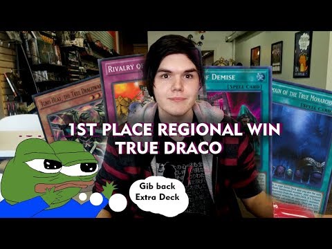 YUGIOH! Rosemont Ryan Hall - 1st Place Rosemont Regionals True Draco Deck Profile!