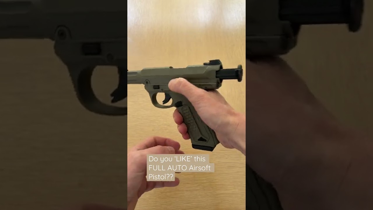 This is the ACTION ARMY AAP-01 costing $100. I think it's a BARGAIN!! Do you?  #airsoft #fullauto