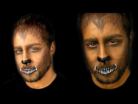 WEREWOLF MAKEUP TUTORIAL | Halloween Makeup for Men!