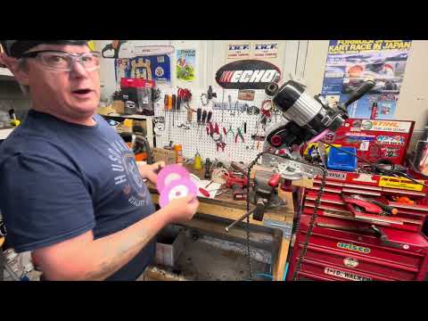 How to use a oregan chain grinder