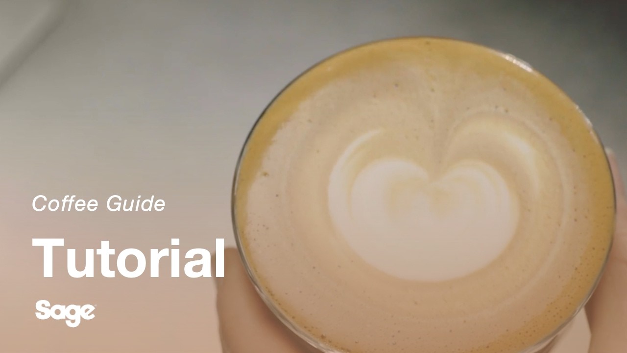 How to create latte art: the dot