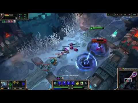 Fizz's ult hits Zed while hes untargetable.