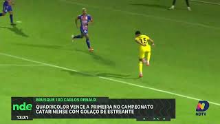 Brusque vence o Carlos Renaux e conquista a primeira vitória no Estadual