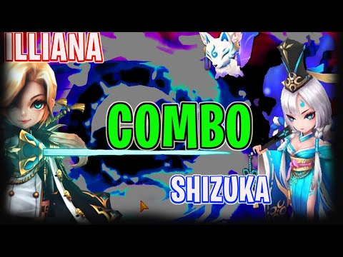 SUPER CRAZY RTA COMBO SHIZUKA + ILLIANA - Summoners War