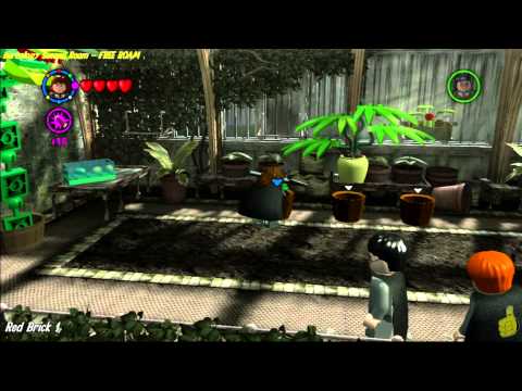 Lego Harry Potter Years 1-4: Herbology Classroom and more FREE ROAM (All collectibles) - HTG