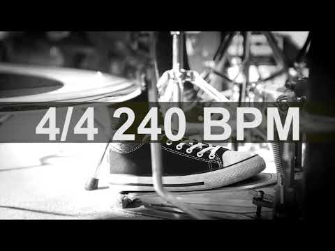 🔴 240 BPM Kick Drum Hi Hat Metronome #Drum #Metronome #Track #free