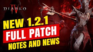 Diablo IV New Patch 1.2.1 | Training Dummy, Paragon Reset and Bug Fixes