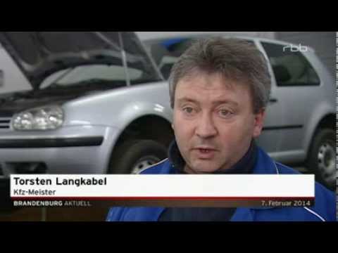 Schlaglochpiste A11 Brandenburg aktuell 07.02.2014