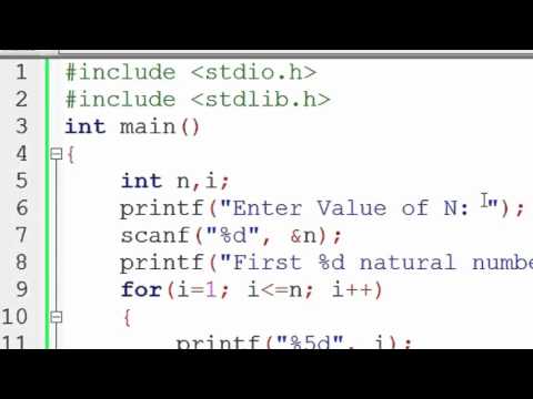 First n Natural Numbers