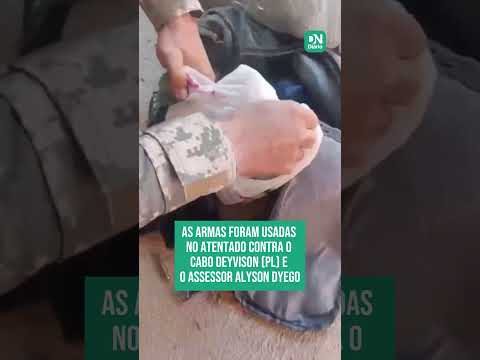 Armas usadas em atentado contra Cabo Deyvison são encontradas em divisa entre CE e RN