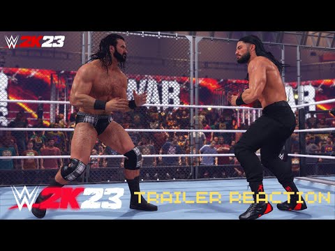 WWE 2K23 OFFICIAL TRAILER REACTION! WAR GAMES & BAD BUNNY CONFIRMED