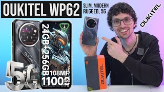 Oukitel WP62: 11,000mAh Power, 120Hz Display & 5G Performance in a Stylish, Slim, Rugged Shell!