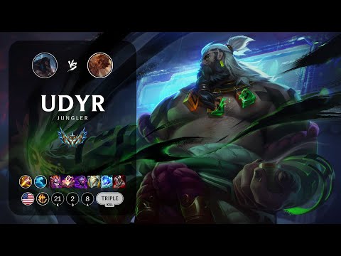 Udyr Jungle vs Taliyah - NA Challenger Patch 13.19