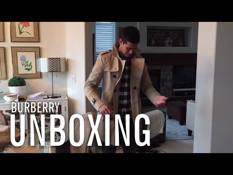 Unboxing my burberry trench