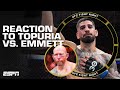 Reaction to Ilia Topuria's unanimous decision win & Josh Emmett's toughness | UFC Fight Night