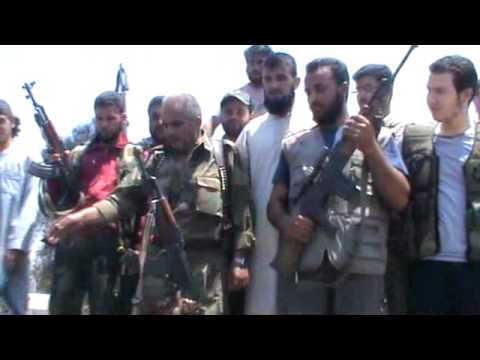 تدمير احدى دبابات النظام من قبل كتيبة درع الشمال في ريف إدلب