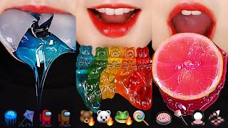 11MINUTES EMOJI EATING ASMR FOR SLEEP ROASTED JELL