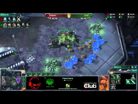 Club3D Showmatch - Team Infused v Alien Invasion- Game 2 - Ourk (z) v Seiplo (p) - 1 / 2